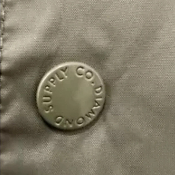 Diamond Supply Co. EUC Skater Life Cross Logo Jacket Green lined windbreaker SM - Picture 5 of 12